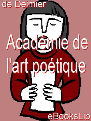 cover image of Académie de l'art poétique